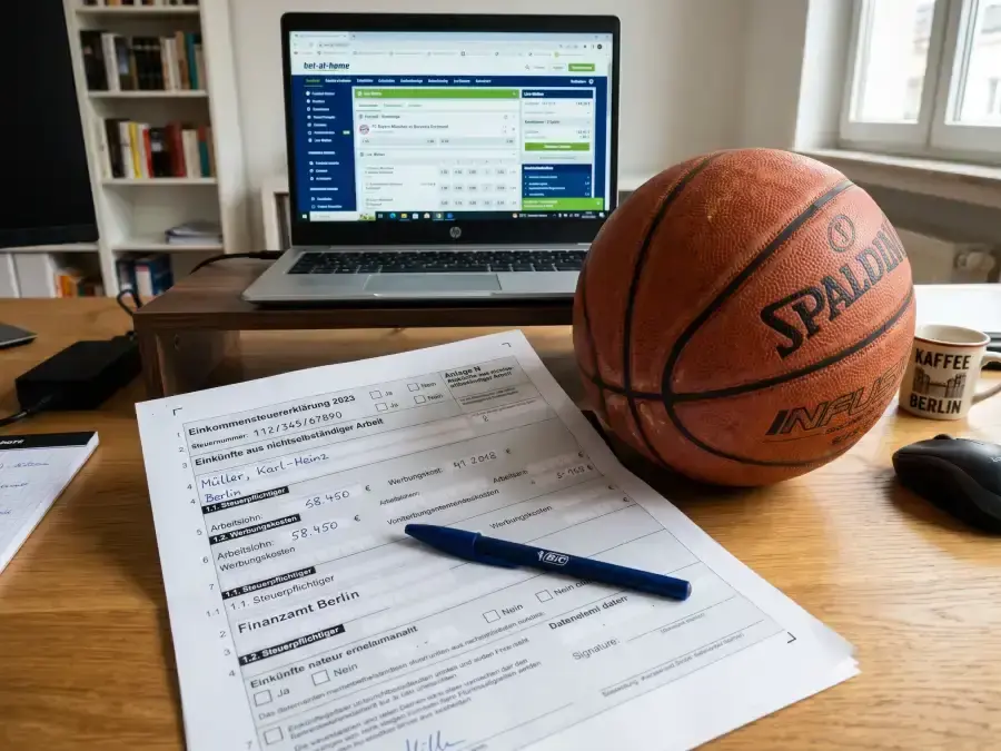 Sportwettsteuer-Berechnung bei NBA Wetten in Deutschland